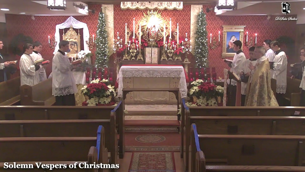 Vespers: 7:00 P.M EASTERN TIME (ET)
