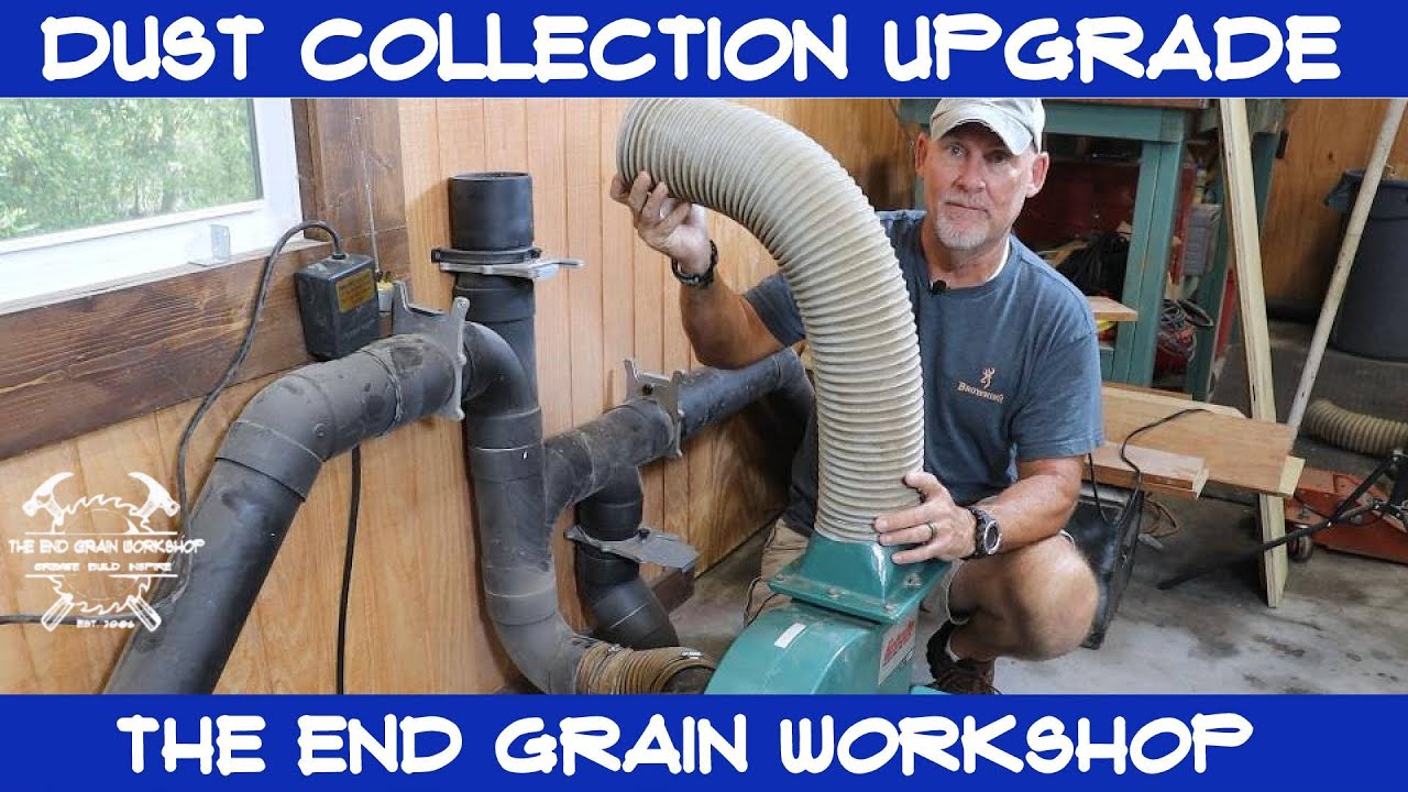 Модернизация системы пылеудаления своими руками — The End Grain Workshop