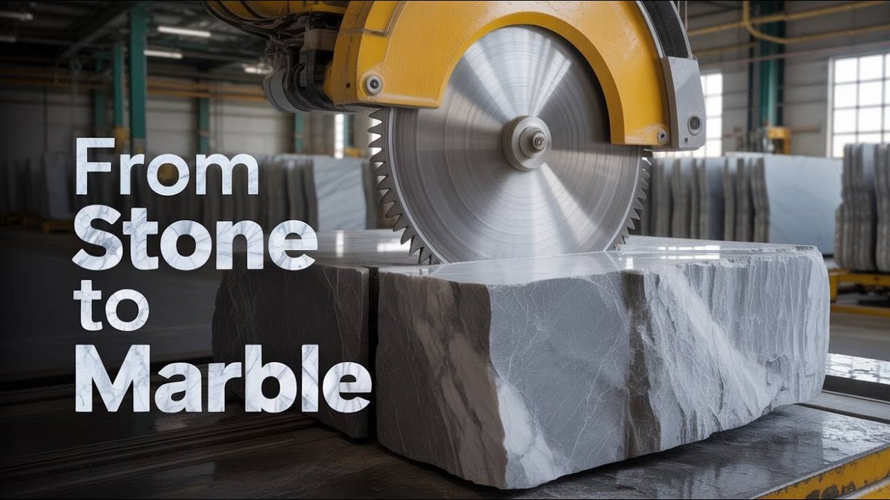 Most Amazing Factory Manufacturing Process | Marble Stone Production