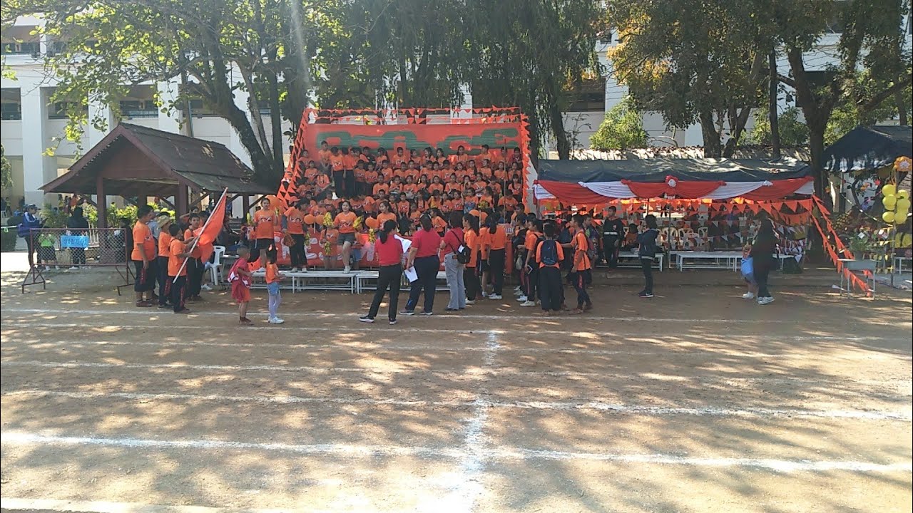กีฬาสี โรงเรียนสันโค้ง จรูญราษฎร์  อำเภอเมือง จ.เชียงราย