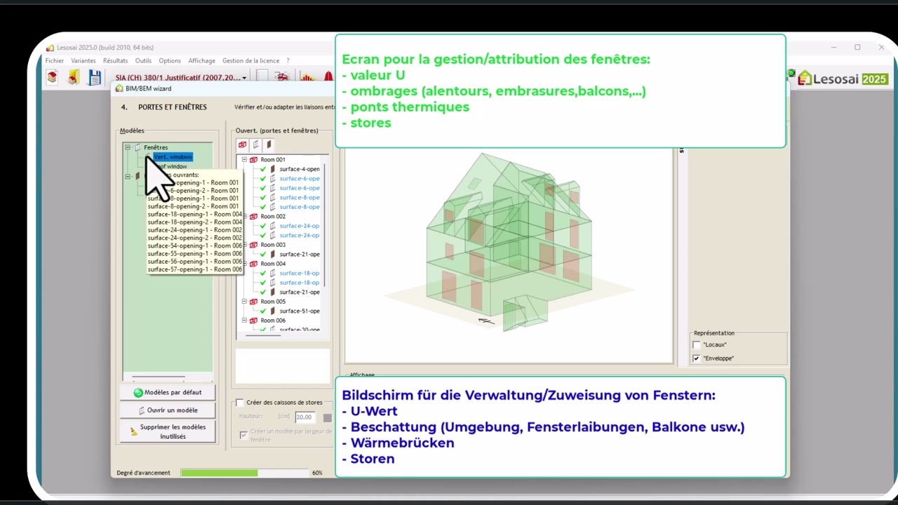 2026 BIM to BEM, the wizard in Lesosai