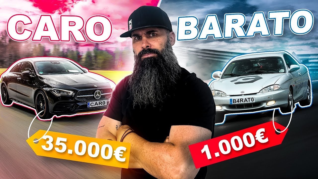COCHE barato VS COCHE caro | prueba en Circuito🏁