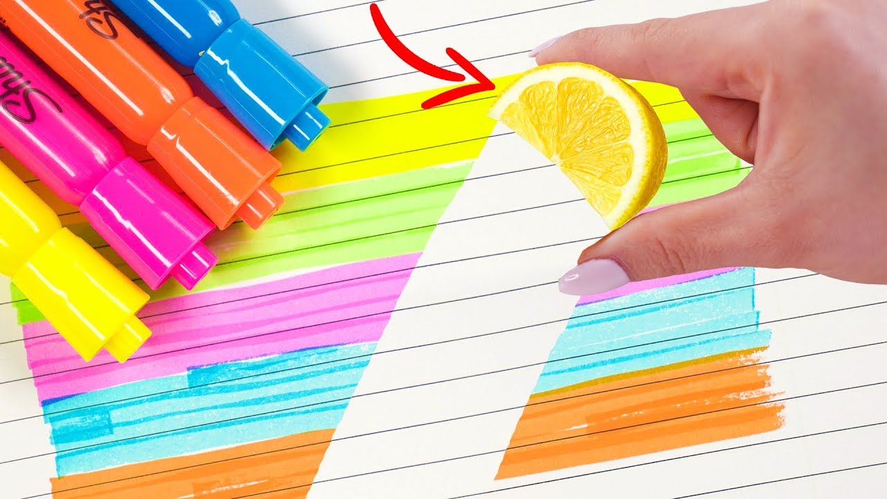 Back To School Life Hacks Using School Supplies!