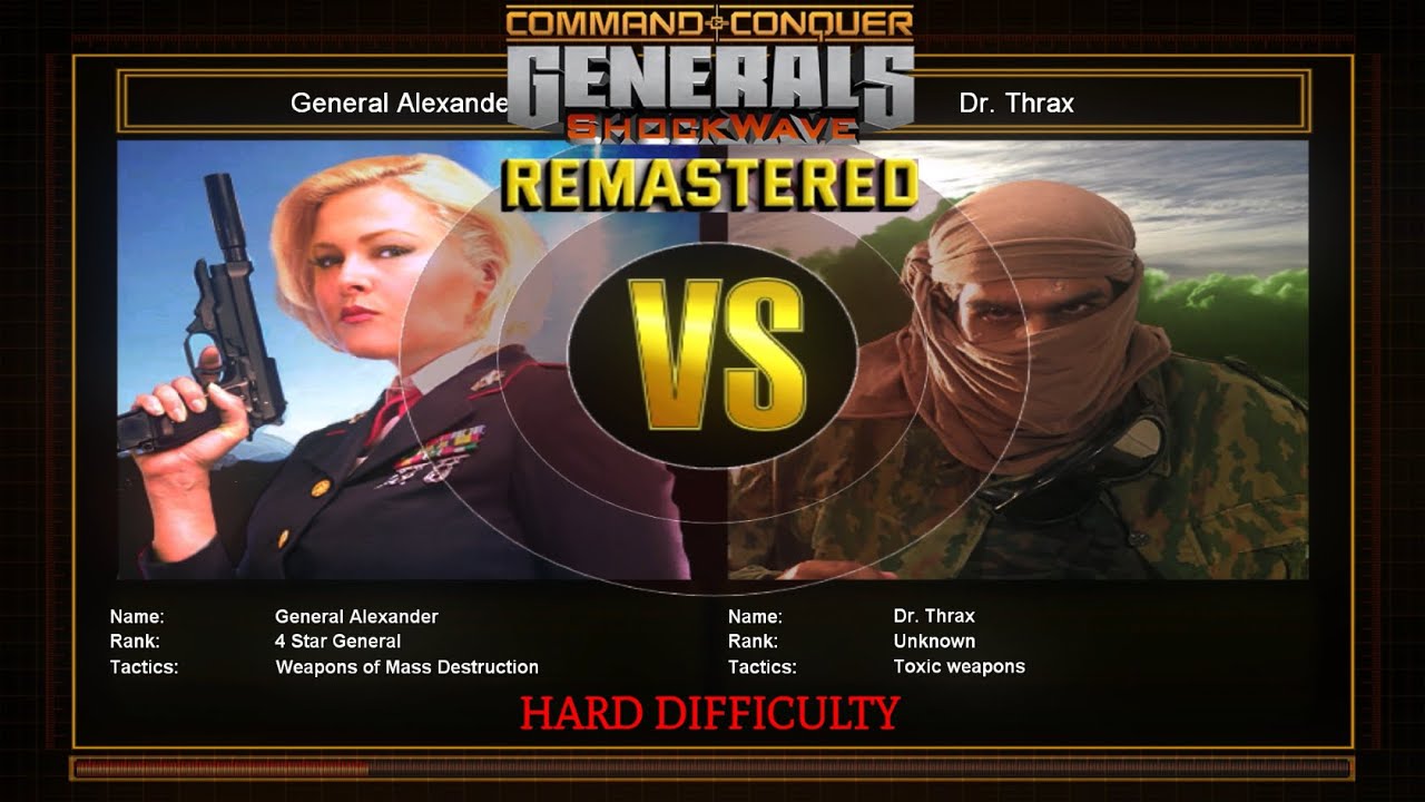 Super Weapon General Challenge 2 (VS Toxin) | Hard Difficulty | C&C Generals Shockwave Remastered