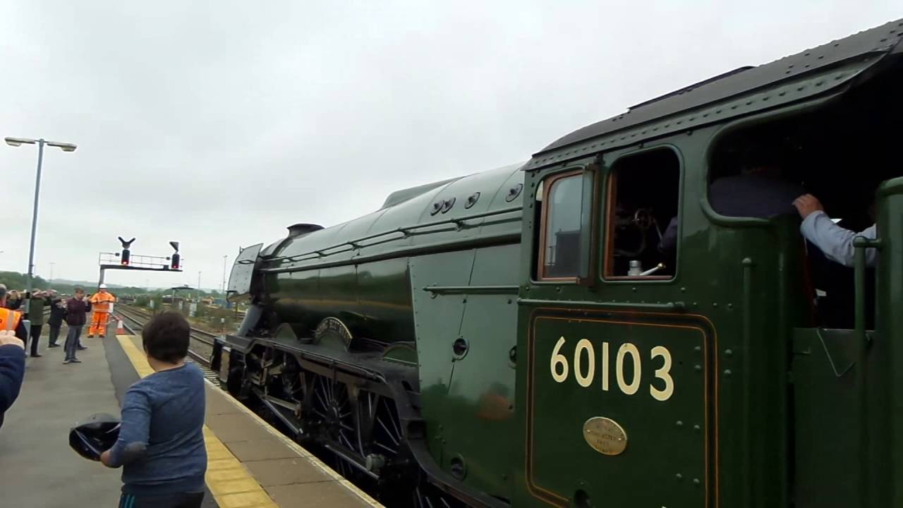 Flying Scotsman 60103 at Westbury Station