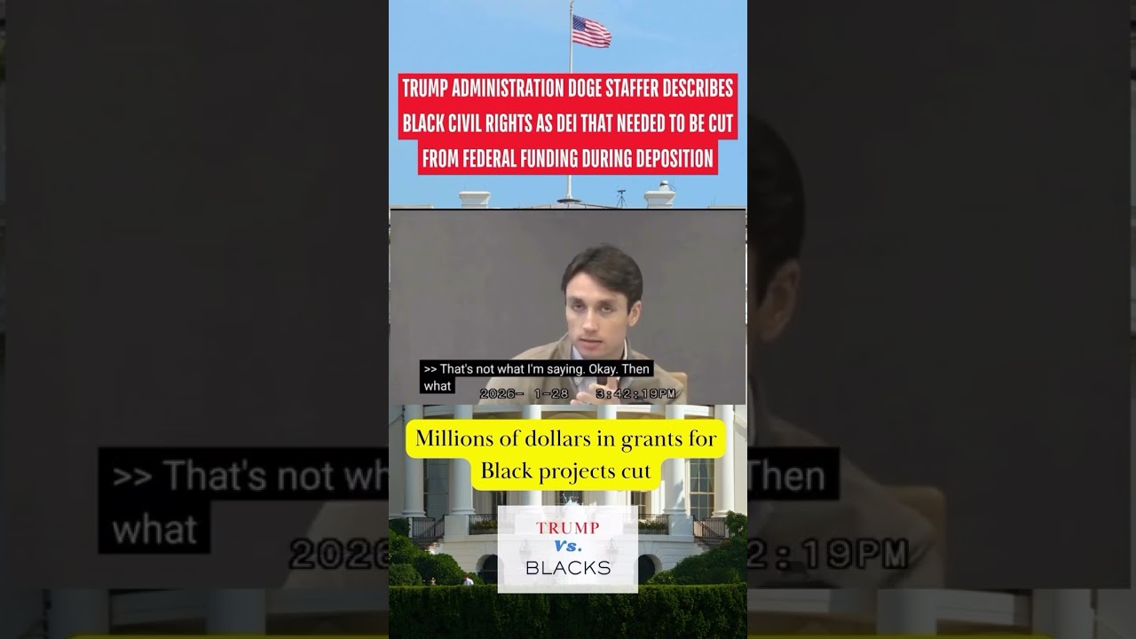 DOGE Dumb Staffer Calls Black Civil Rights &ldquo;DEI Spending&rdquo;  #CivilRights #DEI #Politics #lamonttyson