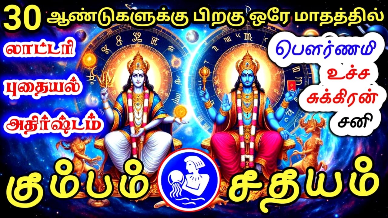Kumbam rasi palan கும்பம் ராசி சதயம் நட்சத்திர பலன்