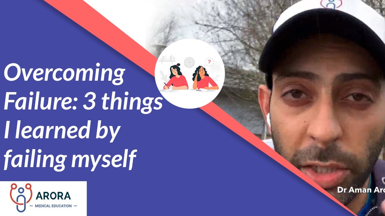 Overcoming Failure: 3 things I learned by failing myself