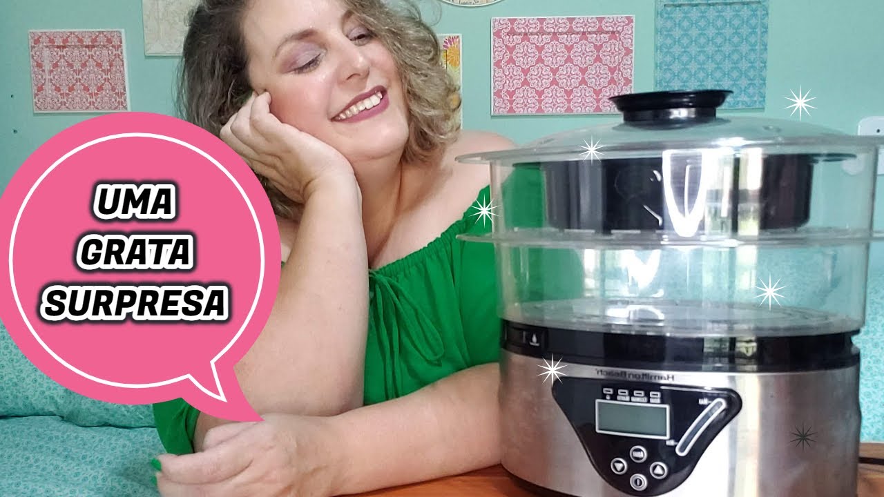 Resenha completíssima da Panela a vapor Hamilton Beach | Aliz de Castro