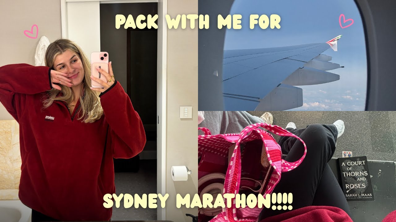 ...T'WAS THE NIGHT BEFORE FLYING TO SYDNEY | Sydney Marathon Vlog (Part 1)