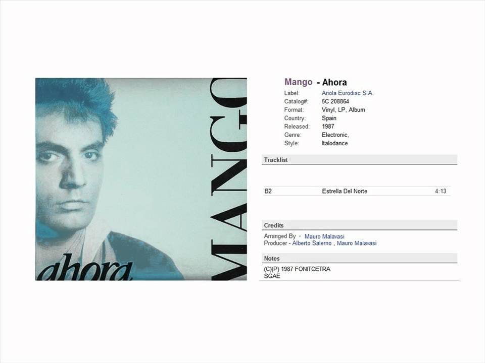 Mango - Estrella del Norte ( 