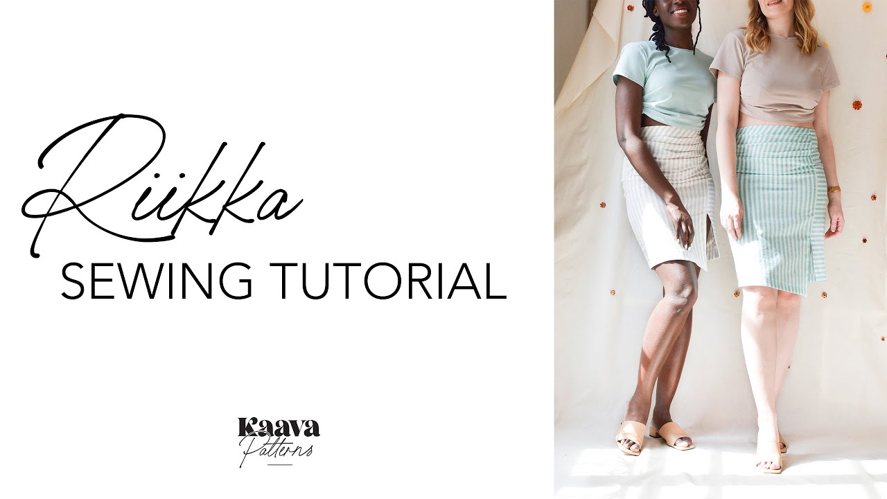 Kaava Patterns Sewing Tutorial Riikka Skirt