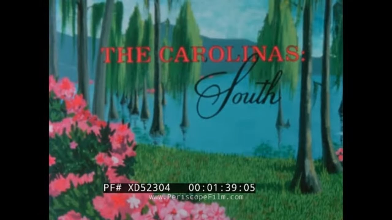 “ THE CAROLINAS ”   STATE OF SOUTH CAROLINA  TV SHOW  TRAVELOGUE  CHARLESTON  MYRTLE BEACH  XD52304