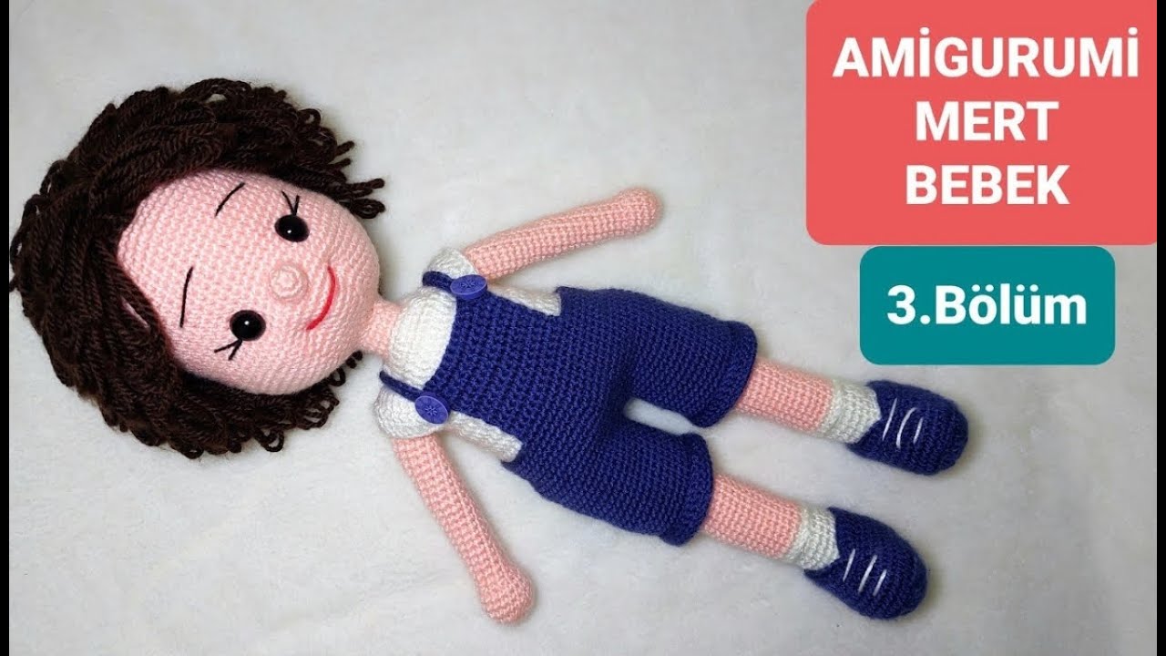 Amigurumi Mert Bebek Kafa Yapılışı - 3. Bölüm (English subtitle)
