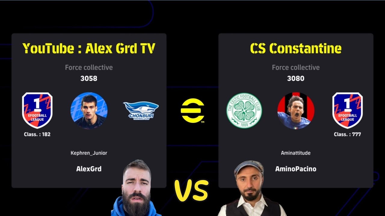 Alex Grd VS Aminattitude | eFootball™ 2024 | Division 1 Big Match | VS ex Top 120 World