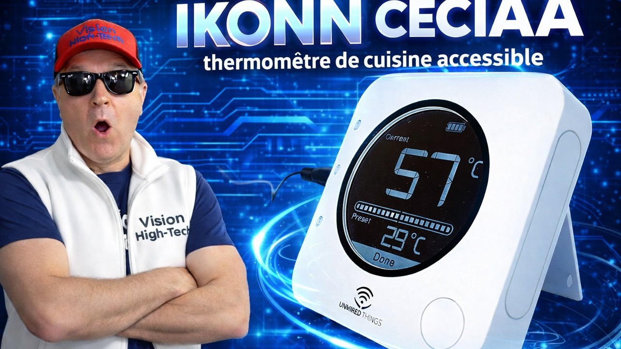 IKONN thermomètre de cuisine vocal : accessible aux personnes aveugles 👩‍🦯‍➡️🦯🧑‍🦯‍➡️