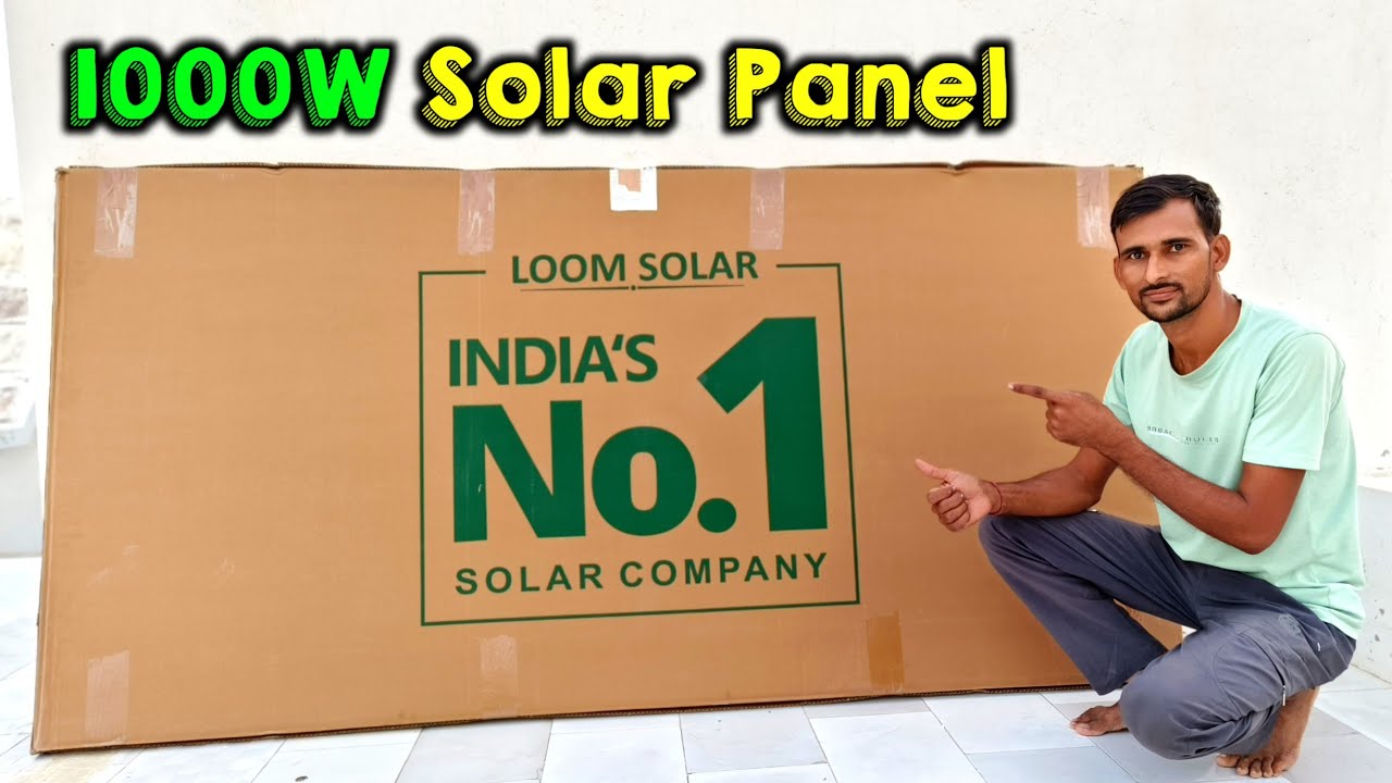 1000W Solar Panel Unboxing & Review | Loom Solar Panel Shark 575W TOPCon Bifacial