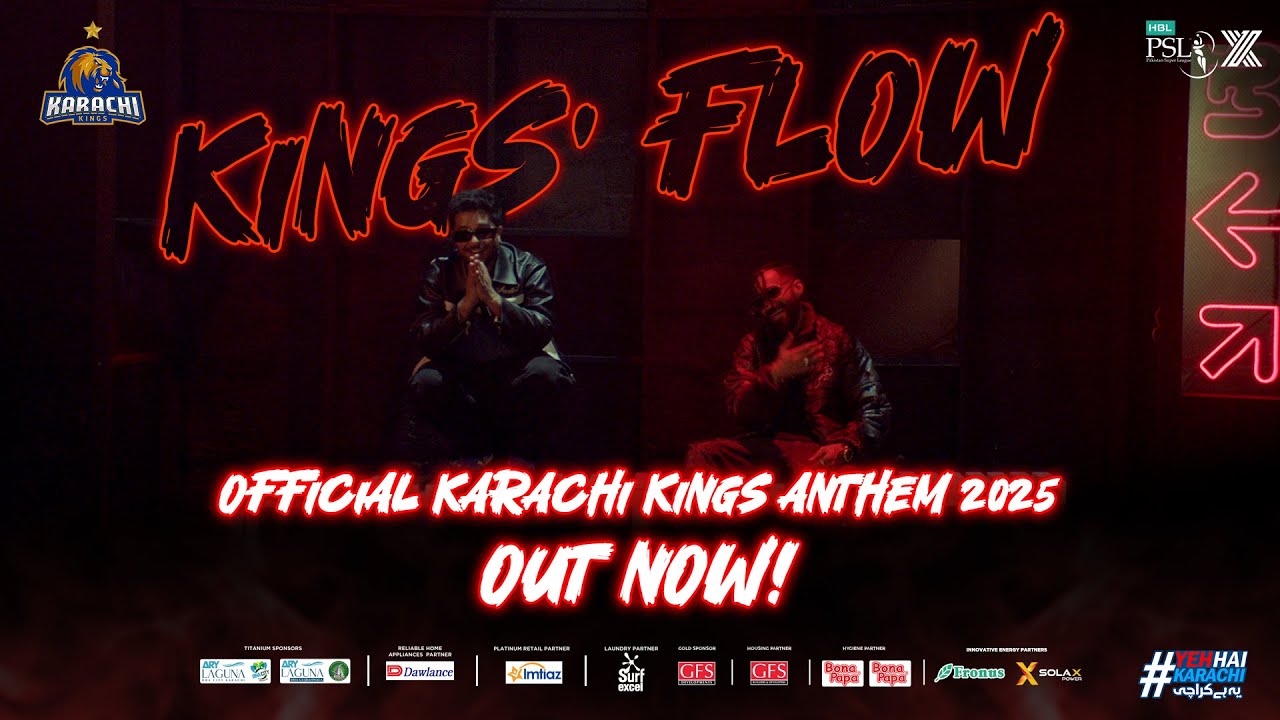 Kings' Flow  | Official Karachi Kings Anthem 2025 | Asim Azhar & Talhah Yunus