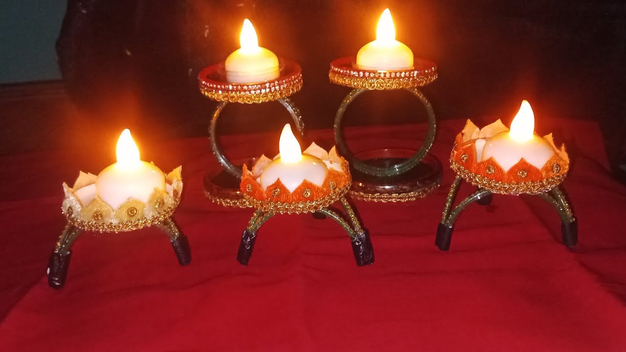 DIY diwali diya stand craft||diwali decor diya 🪔 stand||