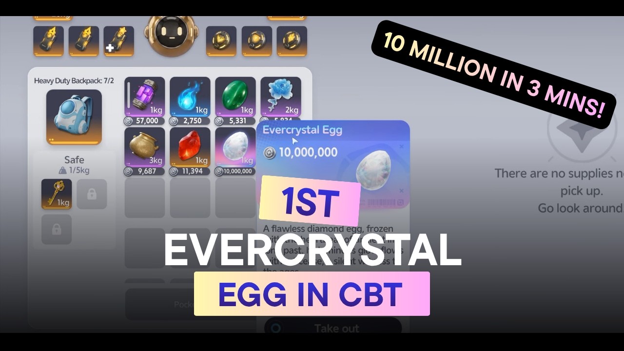 Aniimo CBT3 - The FIRST and FASTEST Evercrystal Egg Ever? 10M Drops in 3 Minutes