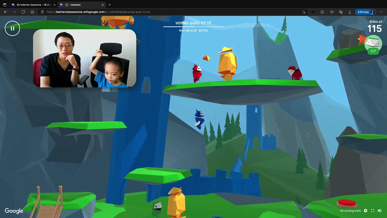Vương Quốc Tử Tế - Interland Game - Be Internet Awesome - Em an toàn trên mạng