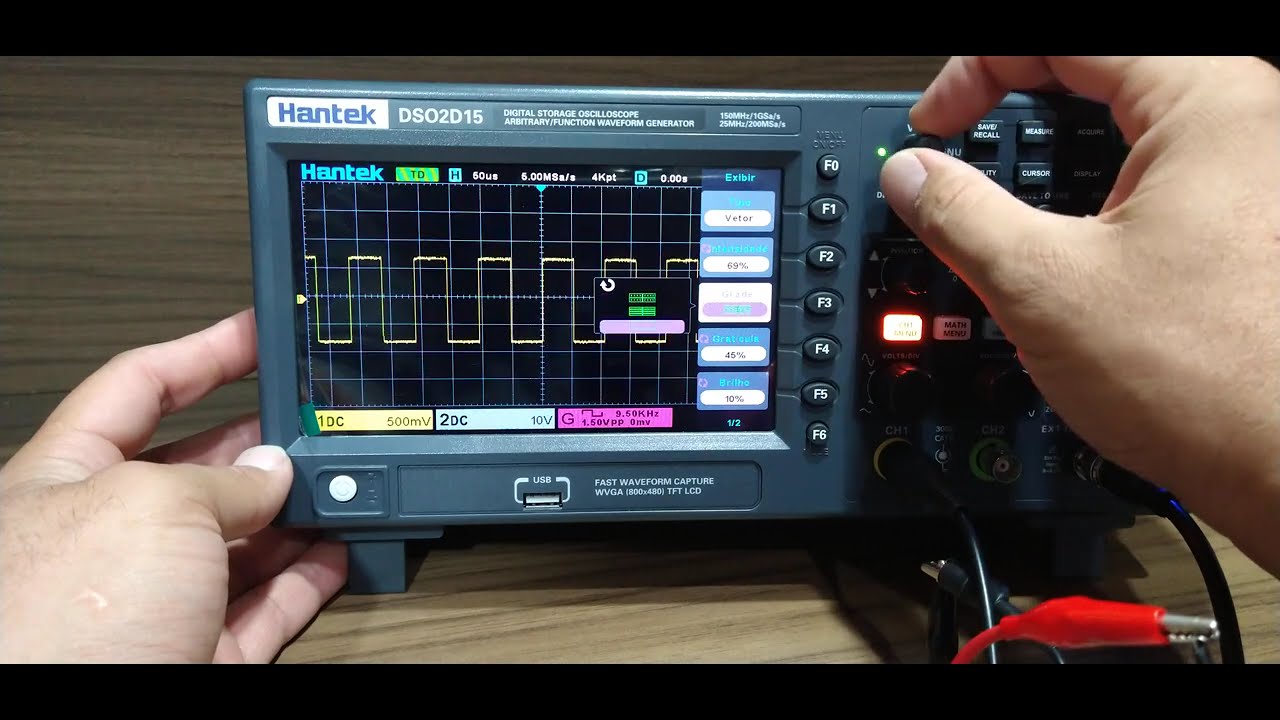 DSO2D15 - OSCILOSCOPIO HANTEK