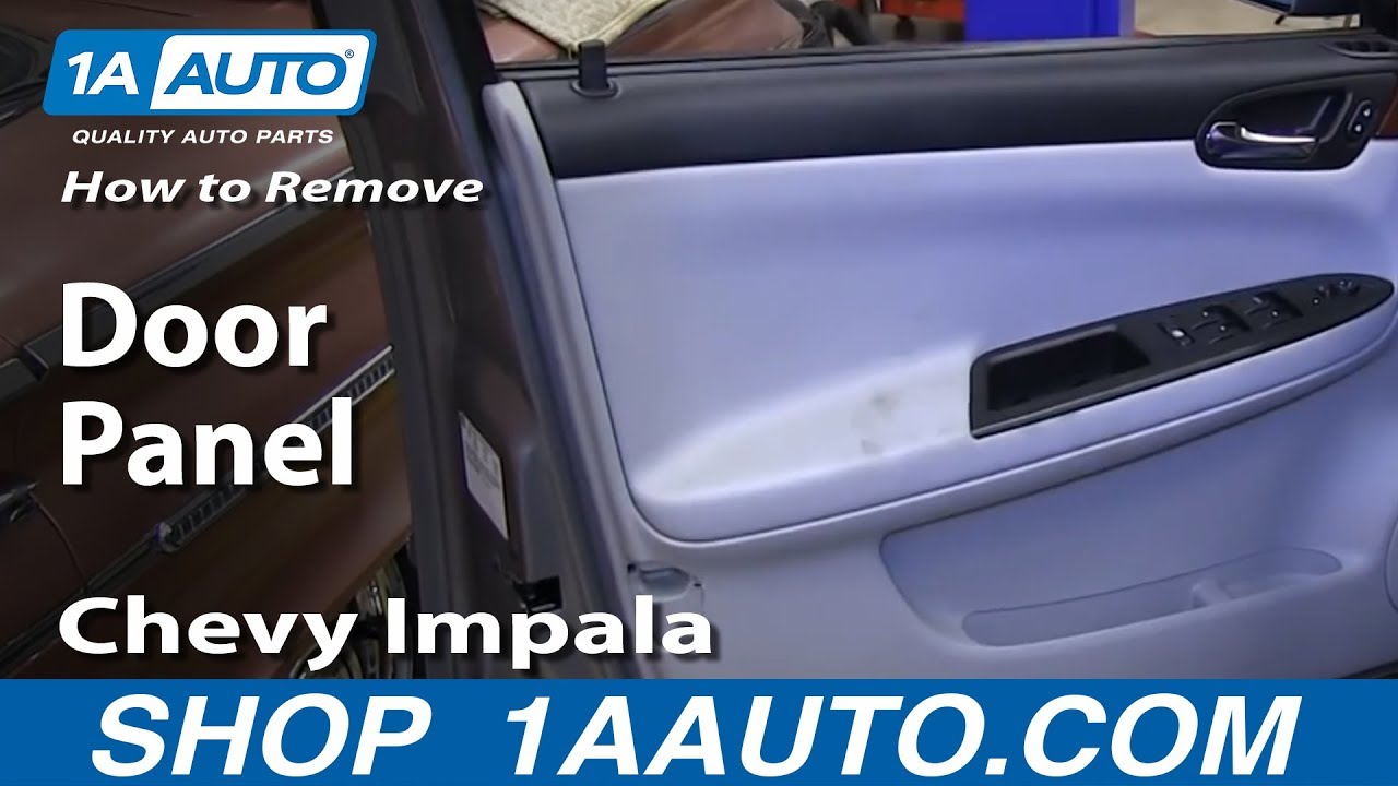 Как снять переднюю дверную панель Chevrolet Impala 06-12