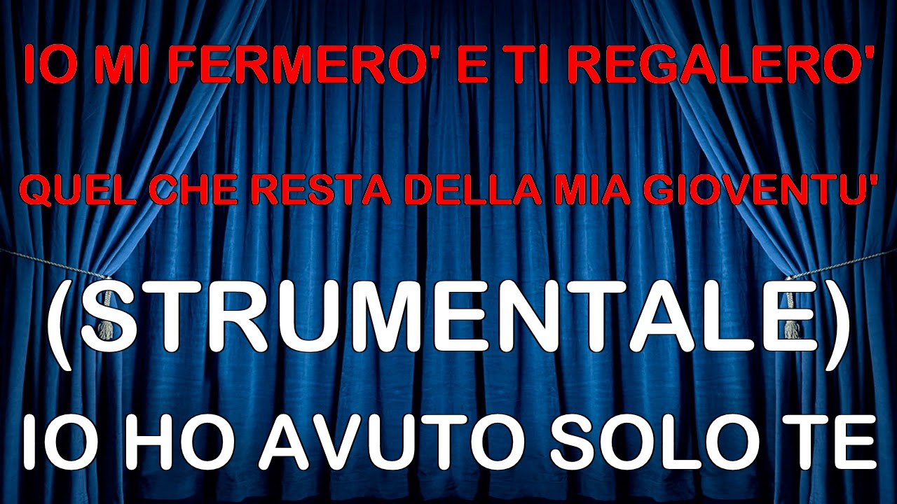 Sergio Endrigo - Io che amo solo te versione originale 1962 HQ KARAOKE MM (fair use)