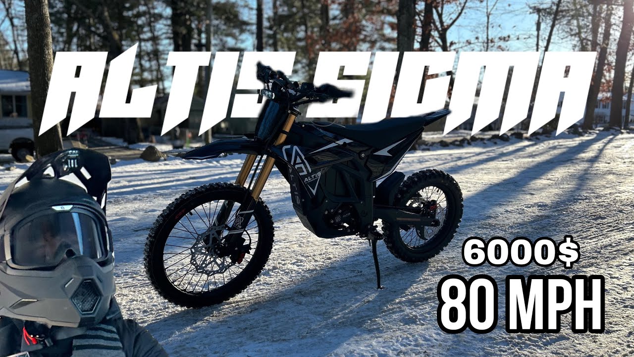 Altis Sigma: The $6,000 E-Bike That Feels Like a Motorcycle! 🔥🏍️