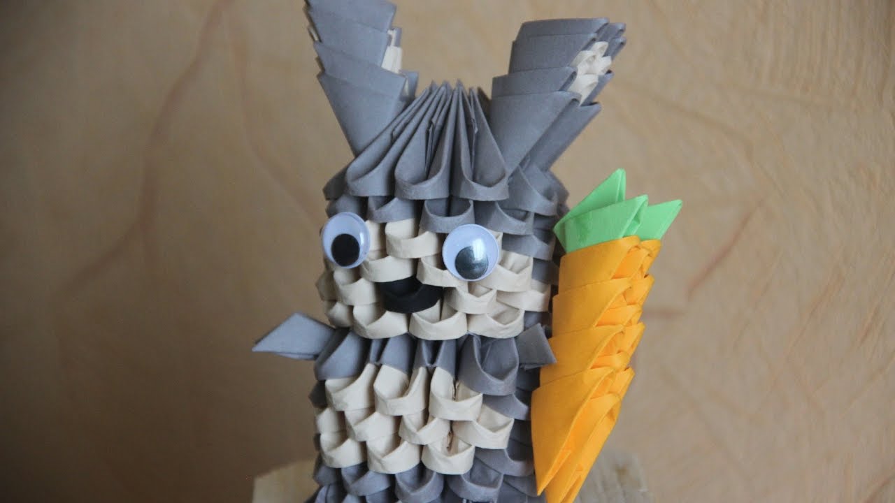 #37 Królik - Origami modułowe