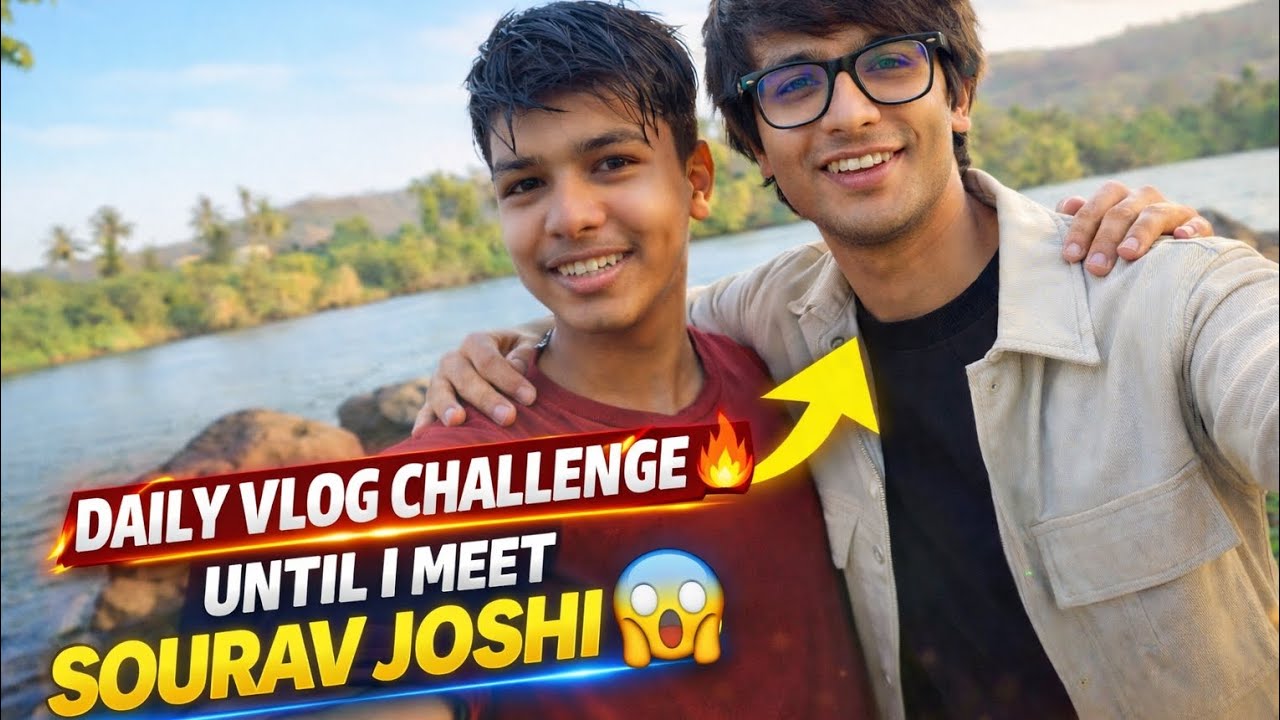 Daily vlog challenge until I meet Saurav jhoshi Day 2 #sauravjoshi #vitaapp #vlog #viral 