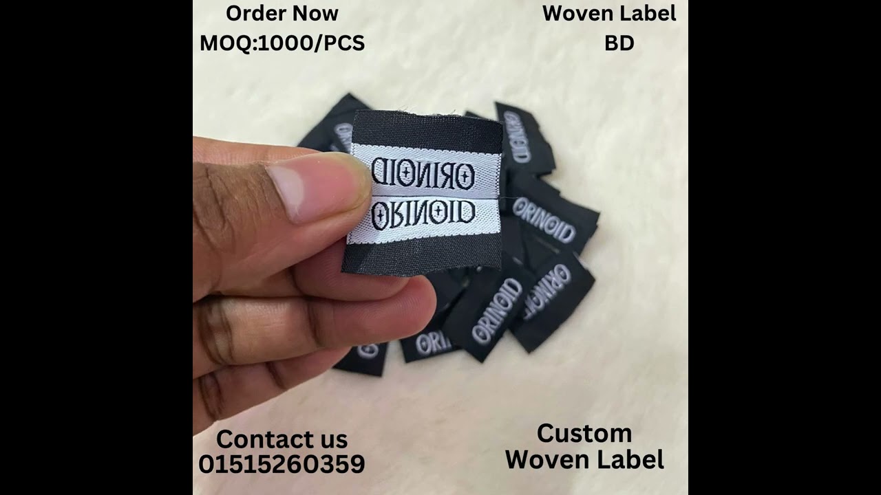 Custom Woven Labels for Clothing | Woven Label | Paper Tag Design | Manufacturing & Printing Guide.