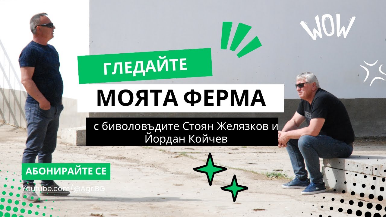 Моята ферма с биволовъдите Стоян Желязков и Йордан Койчев