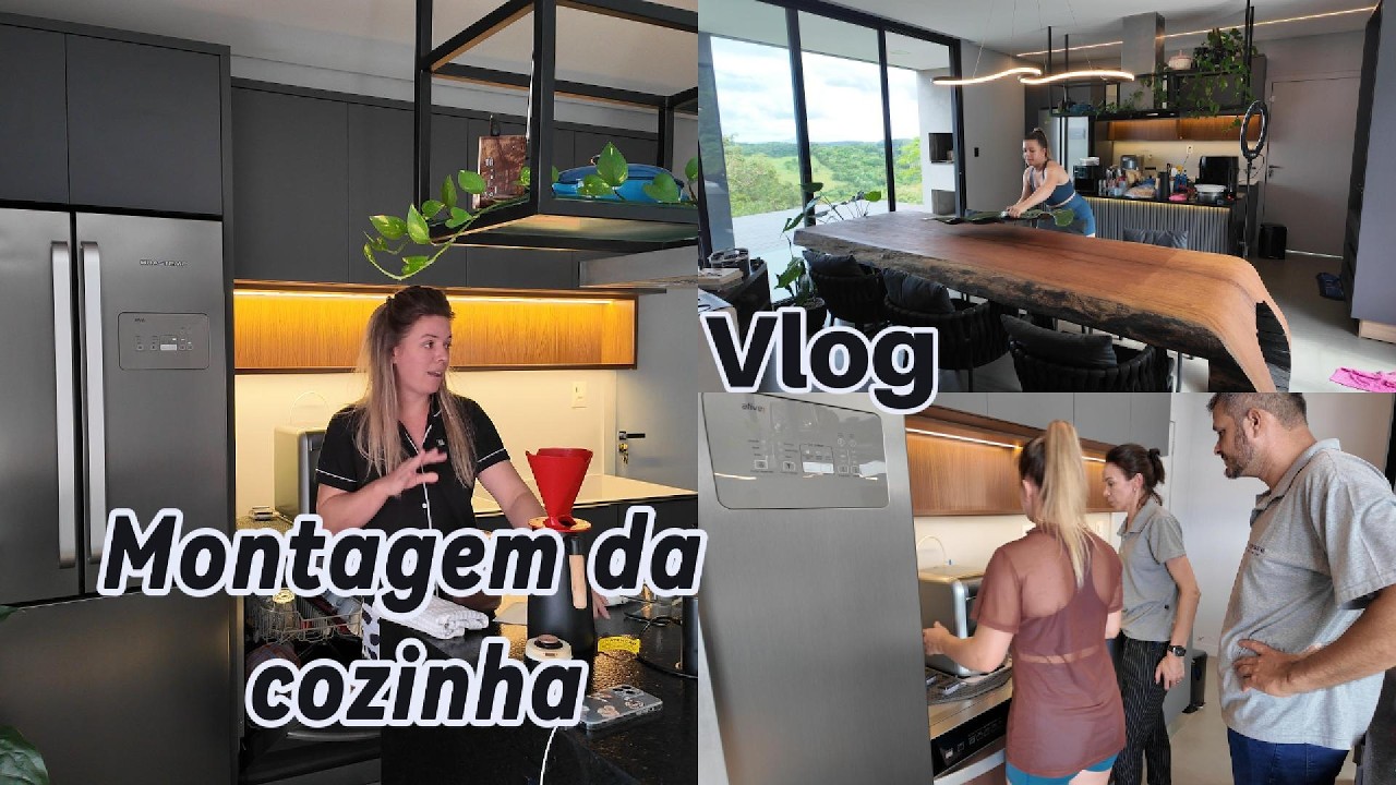 Minha sozinha dos sonhos está ficando pronta. Almoço em familia.