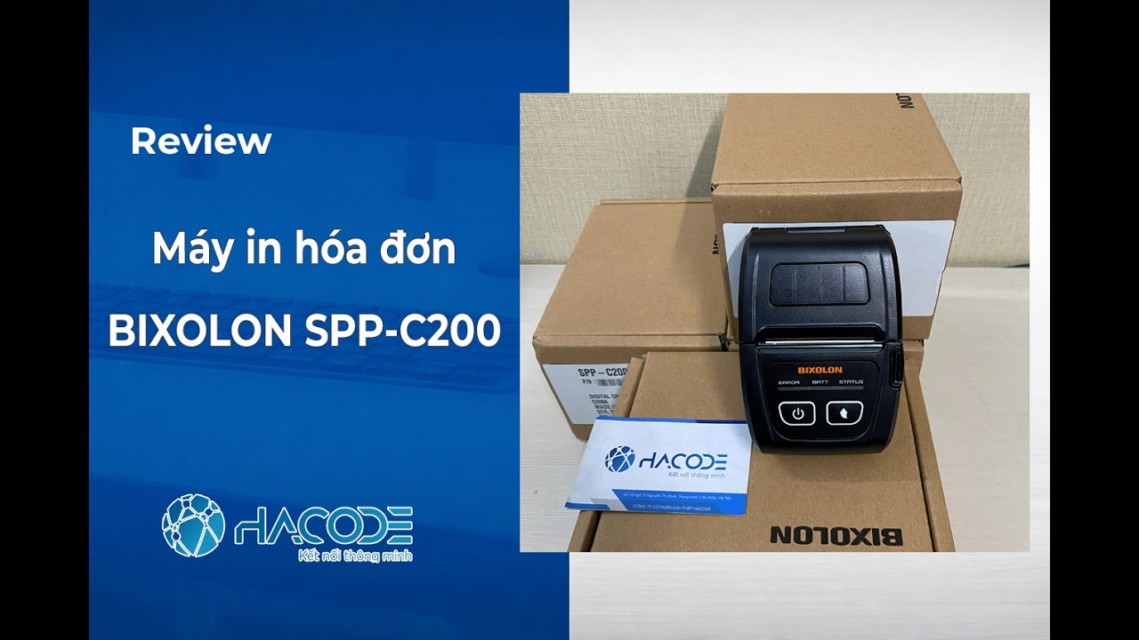 HACODE | Review máy in bill cầm tay BIXOLON XM7