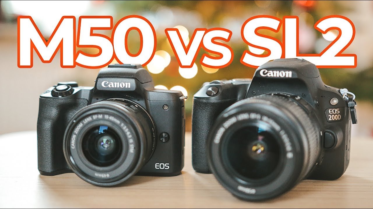 Canon M50 против Canon SL2 (200D) — какая камера ЛУЧШАЯ для новичков?