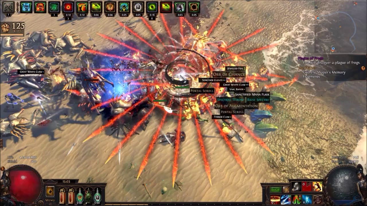 3.0 PoE Charged Dash/Vaal Cyclone Tier 13+ Snapshot Rampages