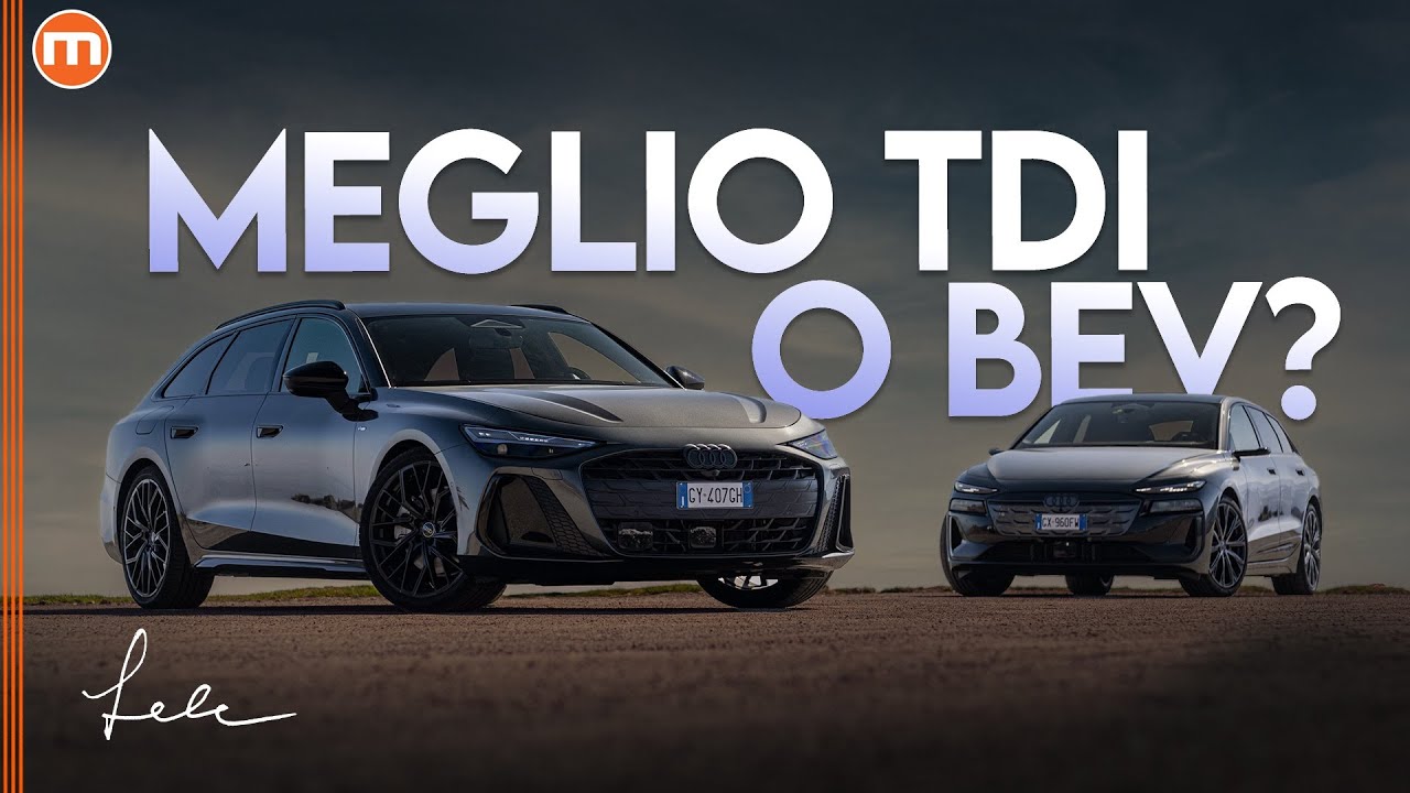 Audi A6 Avant 2025 | Prova-confronto tra la diesel e l'elettrica e-tron: scopri chi vince