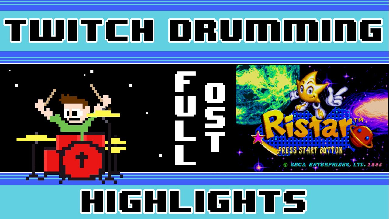 Ristar OST (Drum Cover) -- The8BitDrummer