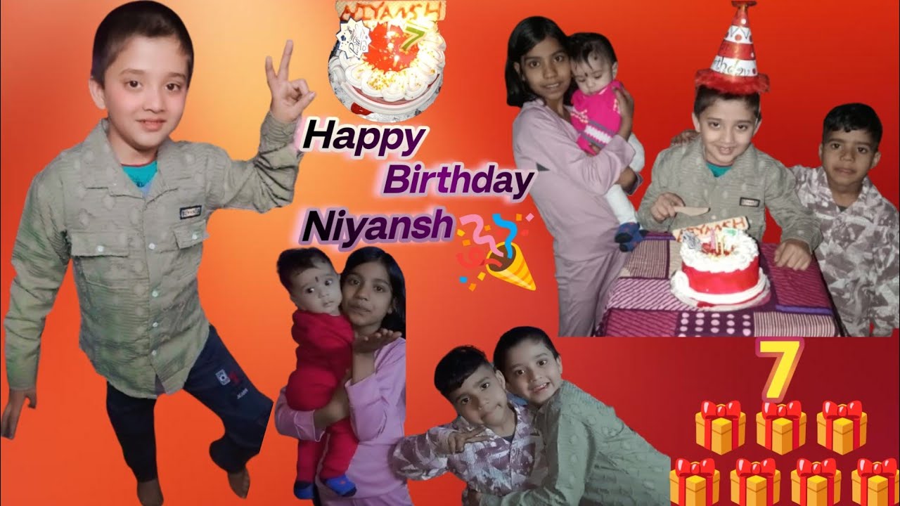 Happy Birthday 🎉🎂 Niyansh ke 7 Surprise 😲Gifts 🎁🎊