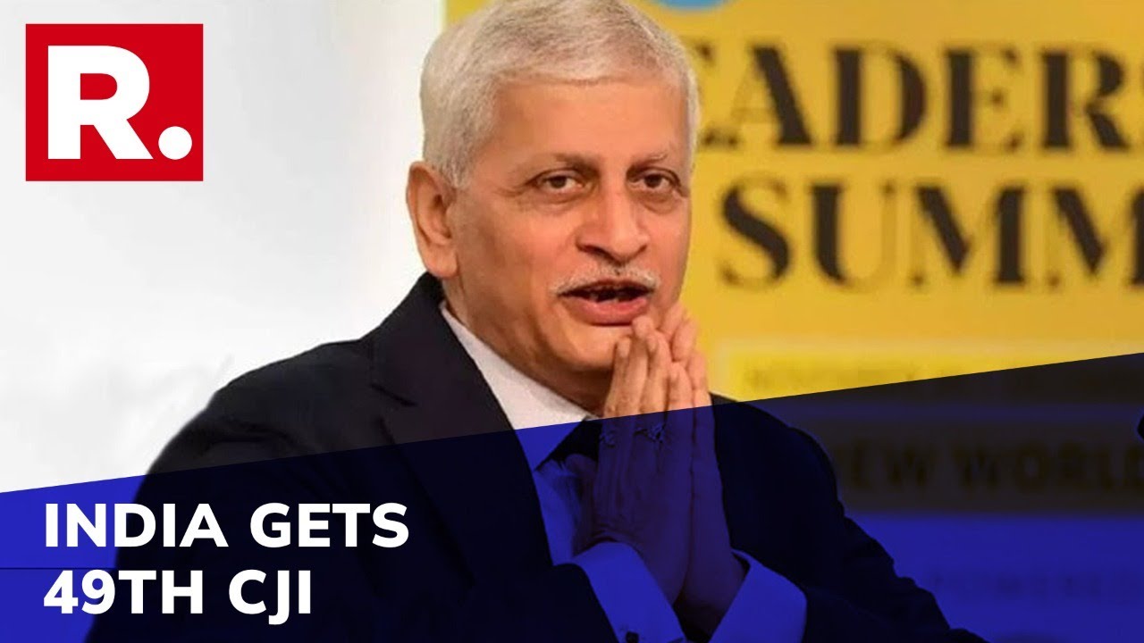 Justice UU Lalit Appointed As India&rsquo;s 49th Chief Justice of India; To Assume Office From August 27
