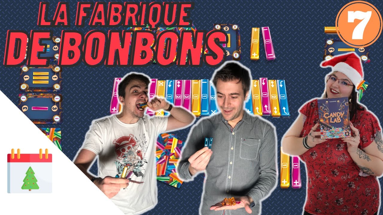 Le premier jeu familial de notre cat&eacute;gorie Famille : Candy Lab, pr&eacute;sent&eacute; avec Kaelawen ! Avent #7