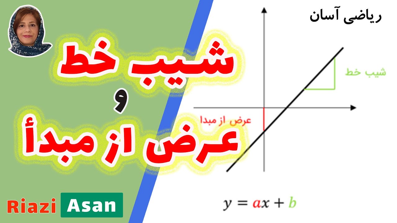 شیب خط و عرض از مبدأ | ریاضی نهم