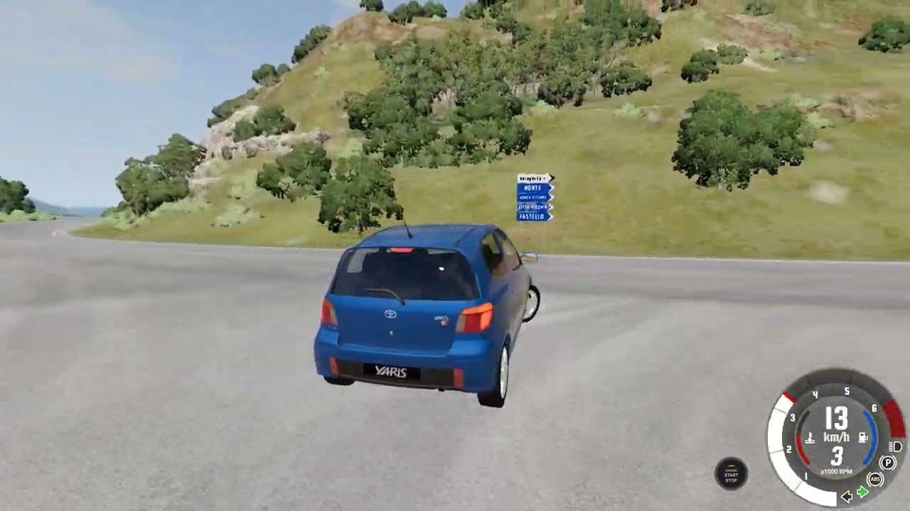 BeamNG drive Toyota Yaris RS Drive (Logitech G920+shifter)