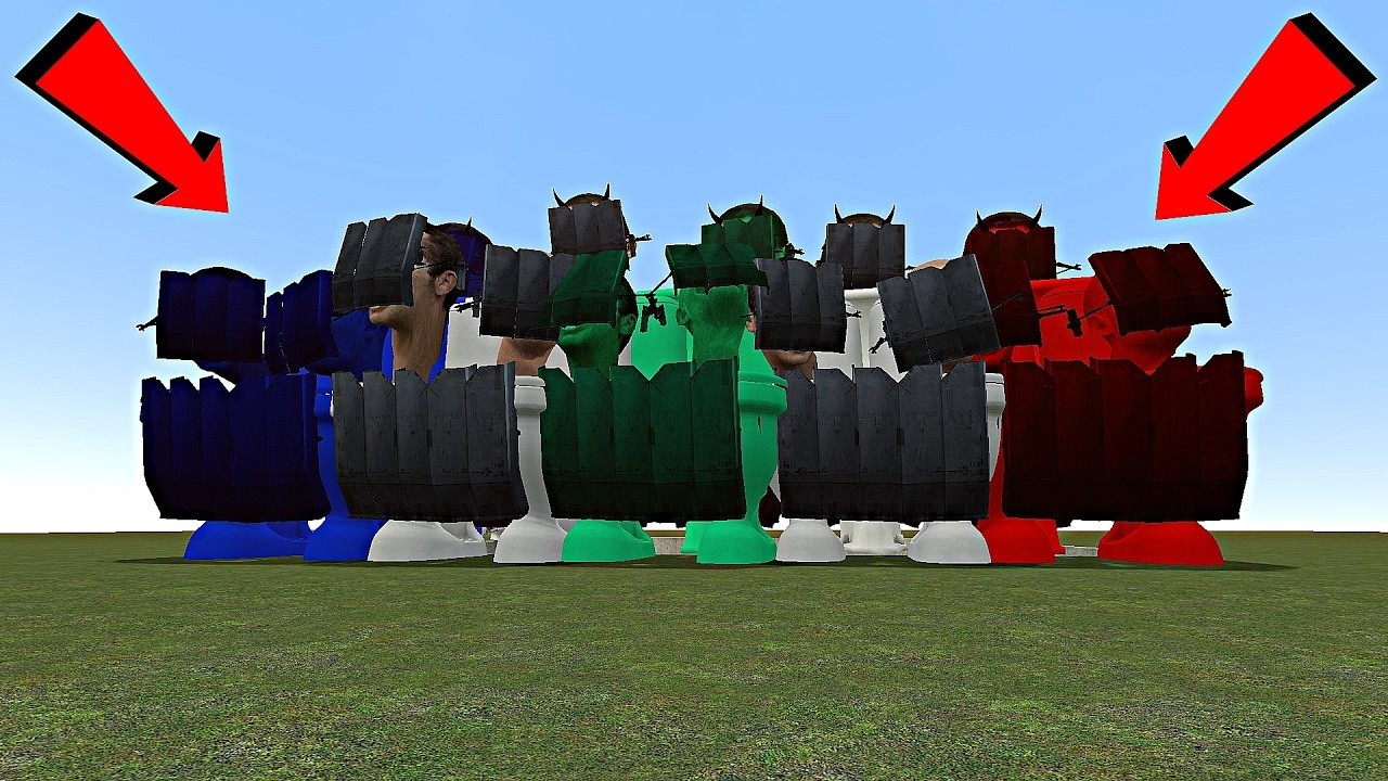 SPARTAN KICKING ALL TOILETS INTO DEEP PIT GARRYSMOD #atikulgmod #garrysmod #sandboxgames
