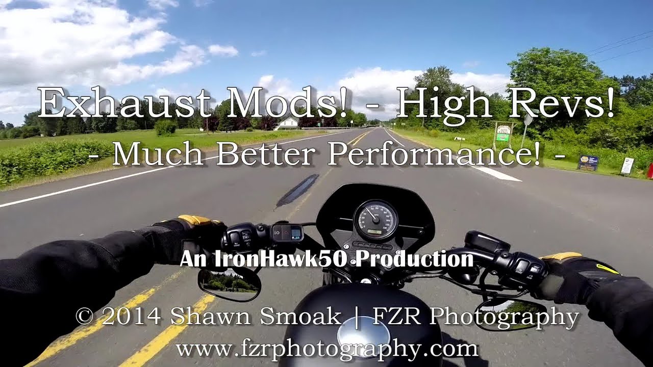 Exhaust Mods! - High Revs! - Iron 883 | MotoVlog 50