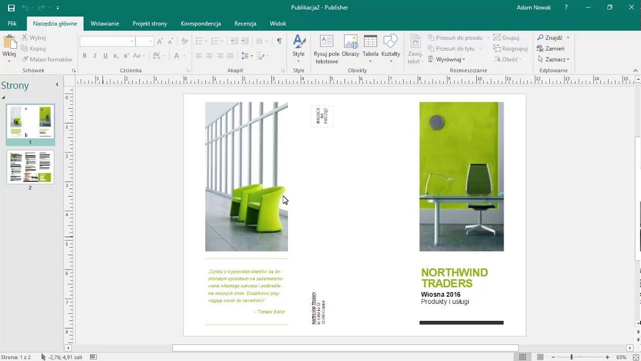Szkolenie Publisher 2016 | Akademia CentrumXP