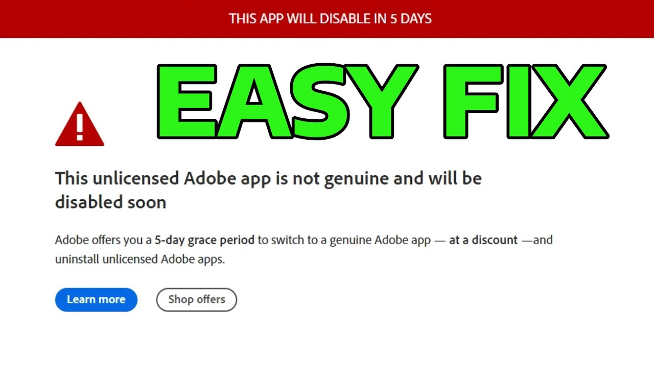 How To Disable Adobe Genuine Service Alert in Windows