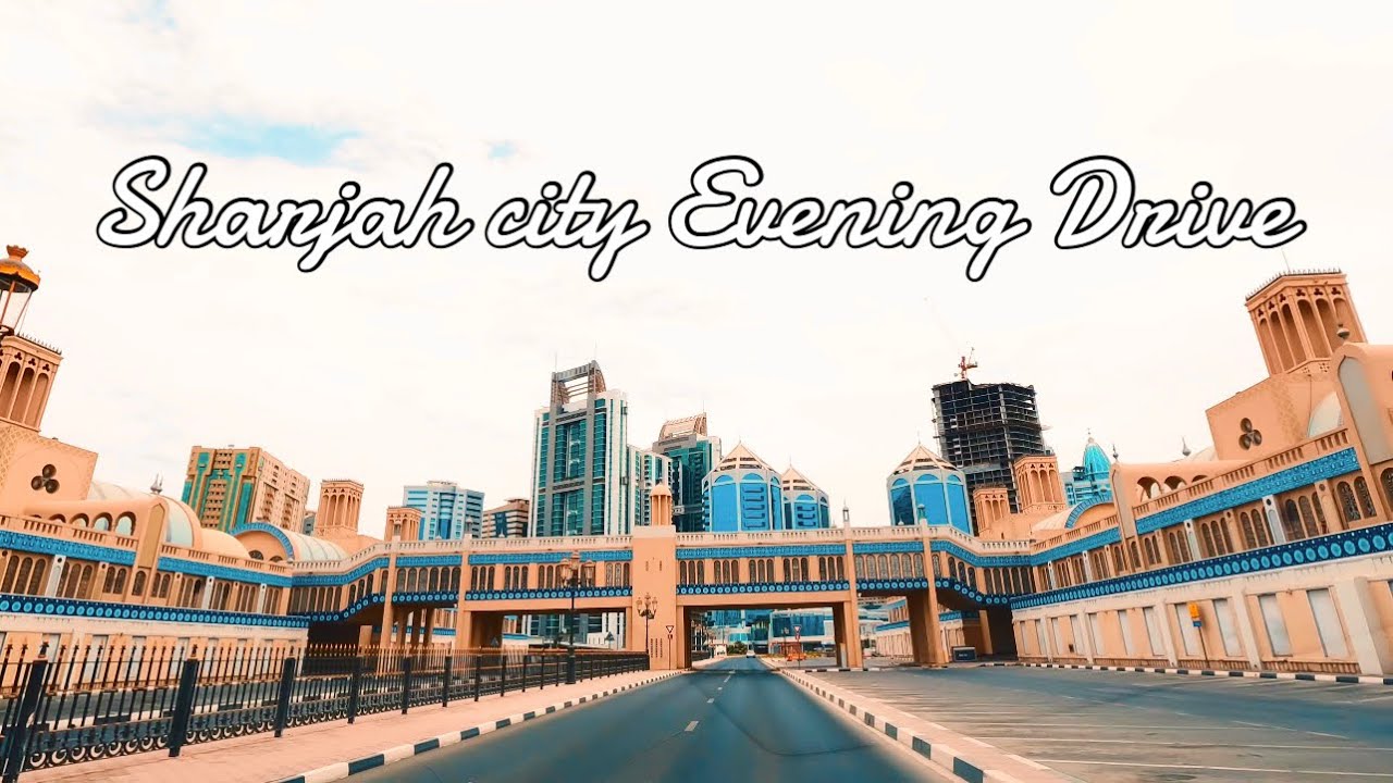 Evening Drive Sharjah City #sharjah #roaddrives #roadtrip #travel #roads
