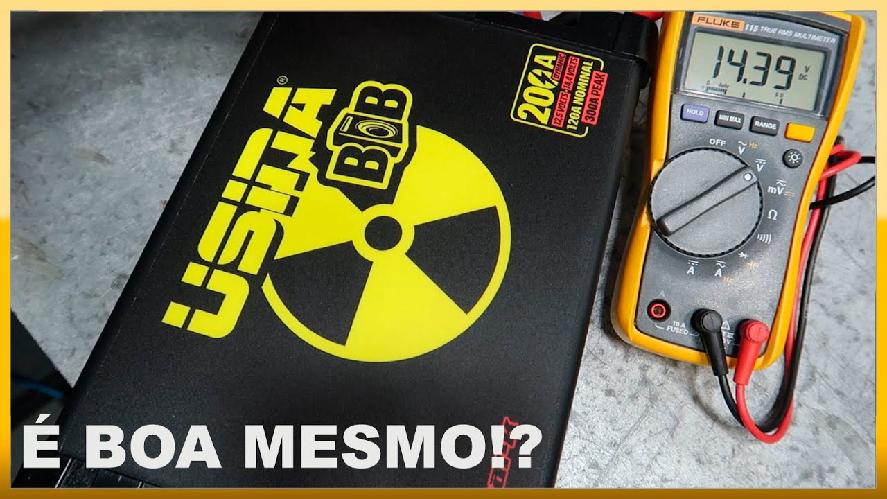 Fonte Usina BOB 120 A Contínuos 200 A Dinâmicos - Teste e Review